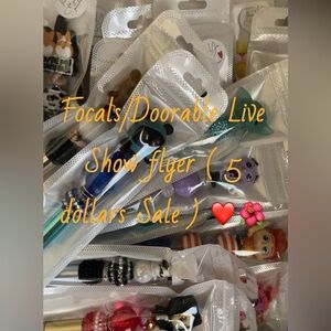 Focals/Doorable Live Show Flyer ( 5 dollars sale deal )